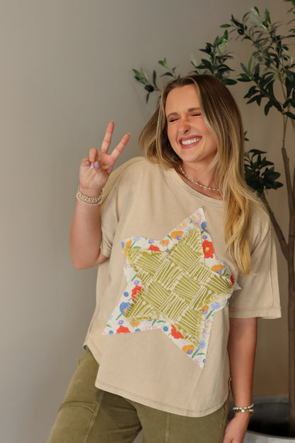 Stargirl Patchwork Tee