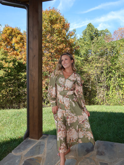 Josey Floral Midi Dress