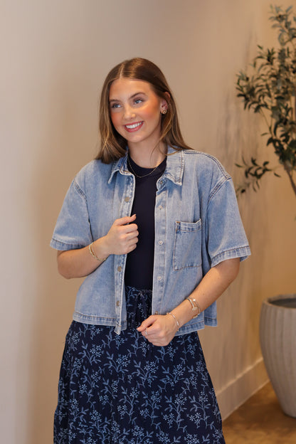 Day Out Denim Button Up