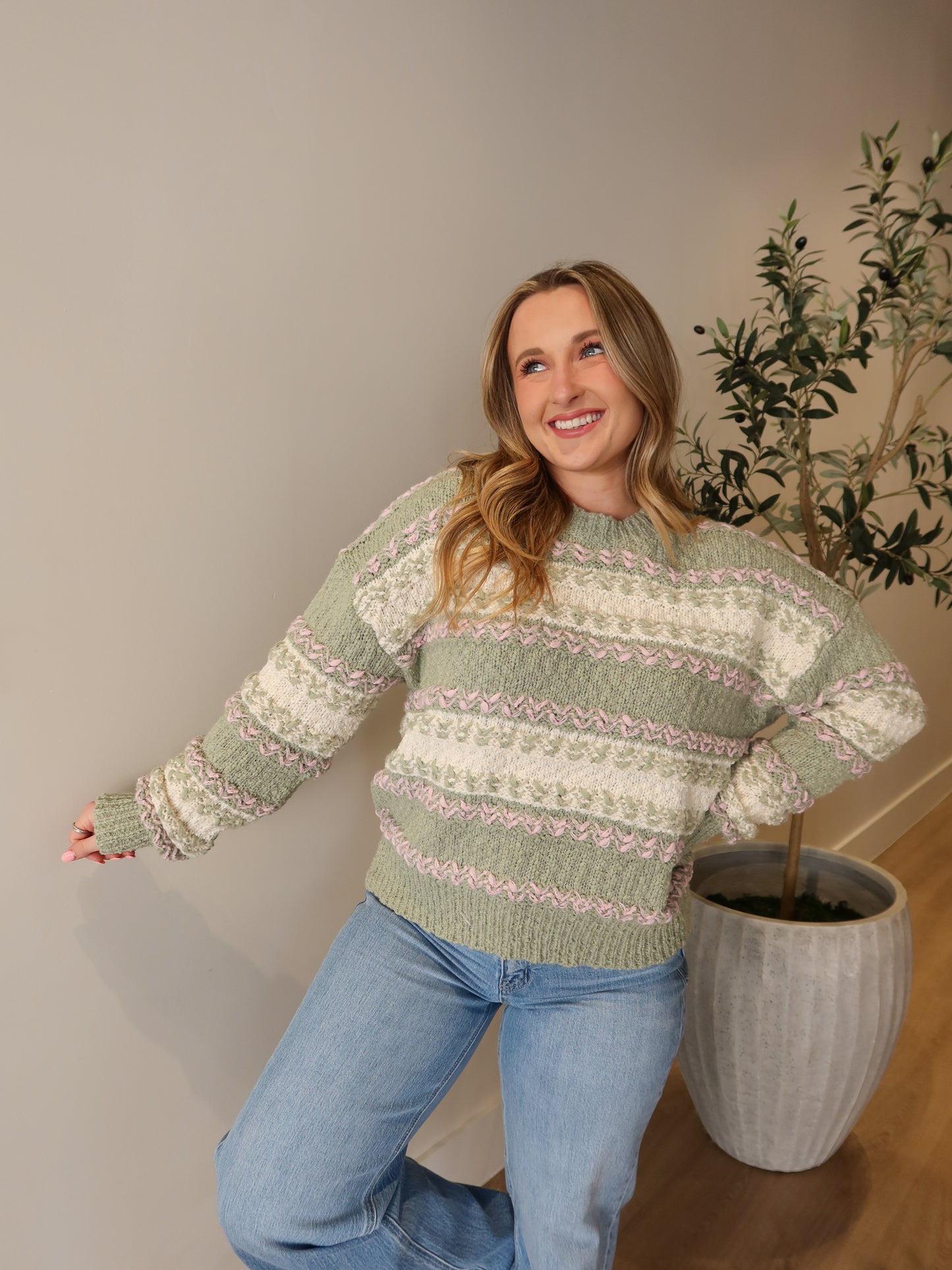 Sweetie Striped Sweater