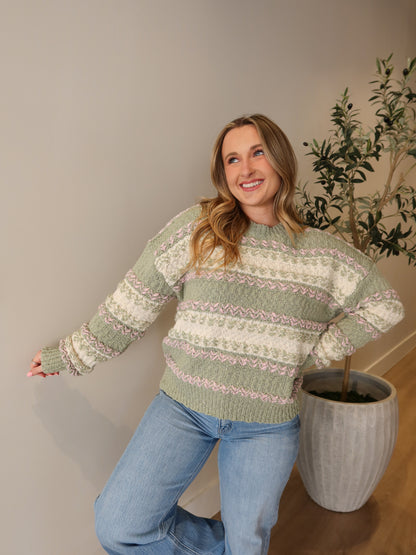 Sweetie Striped Sweater