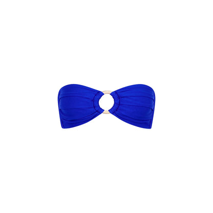 Strapless Bandeau Top - Blue Lagoon
