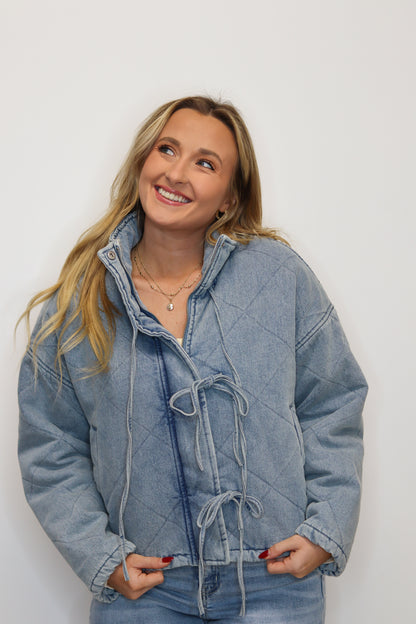 Bailey Bow Denim Jacket