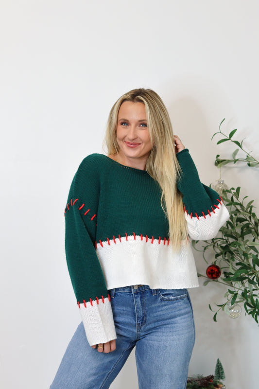 Dove Cropped Sweater