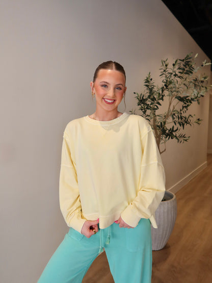 Daisy Long Sleeve - Butter Yellow