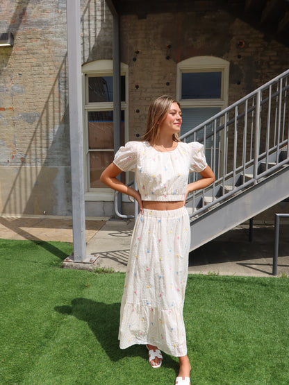 Kylan Floral Midi Skirt