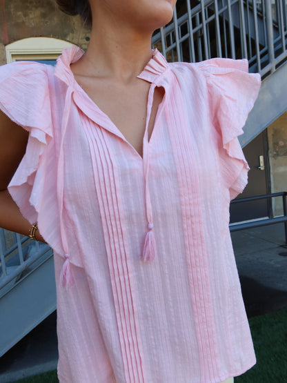 Zinna Ruffle Blouse