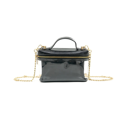 BC Clear Vanity Stadium Bag - Black