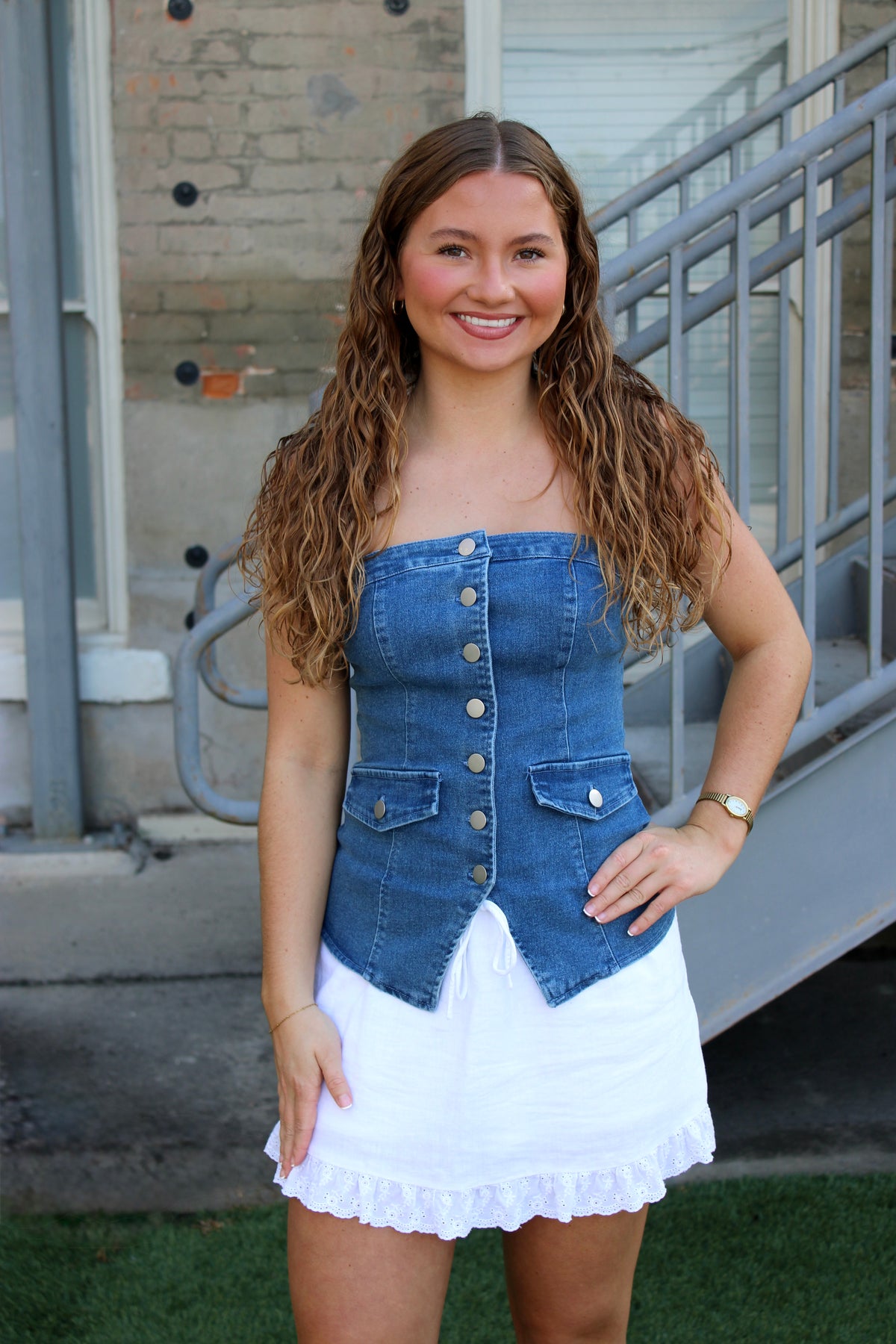 Wide West Denim Shirt
