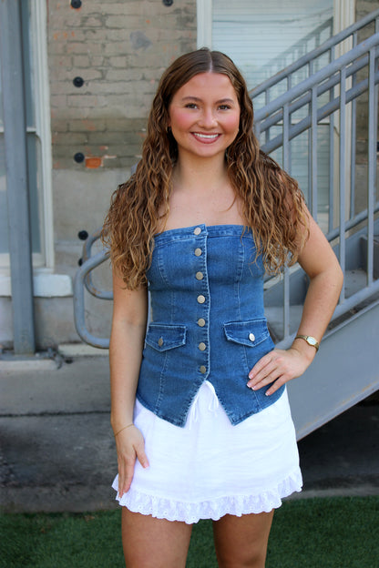 Wide West Denim Shirt