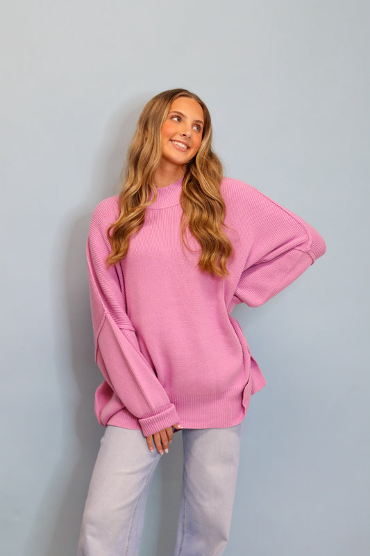 Alexia Side Slit Sweater