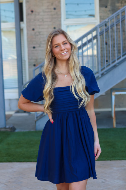 Kyria Puff Sleeve Mini Dress
