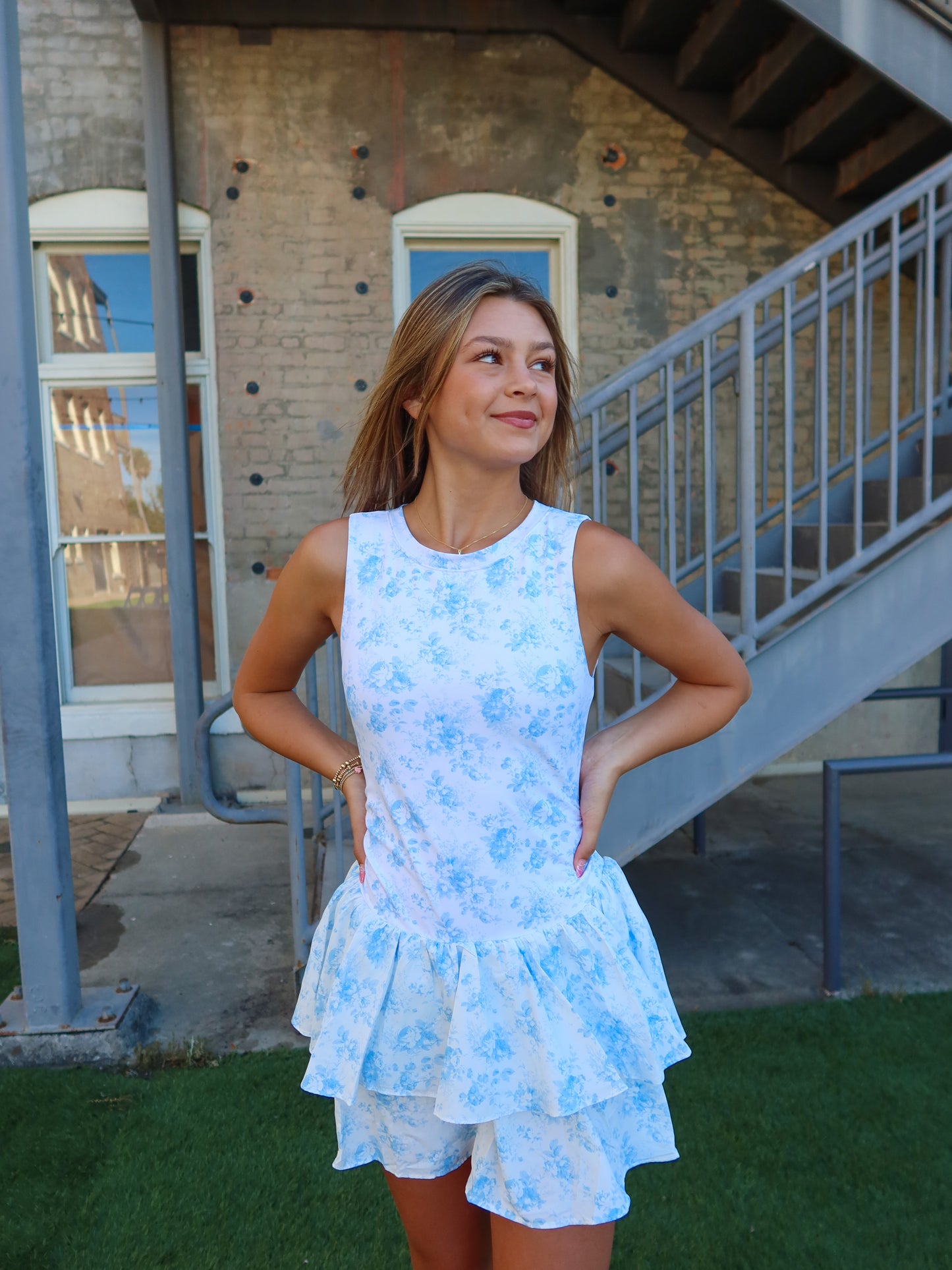 Sweetheart Athletic Mini Dress/Romper