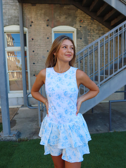 Sweetheart Athletic Mini Dress/Romper