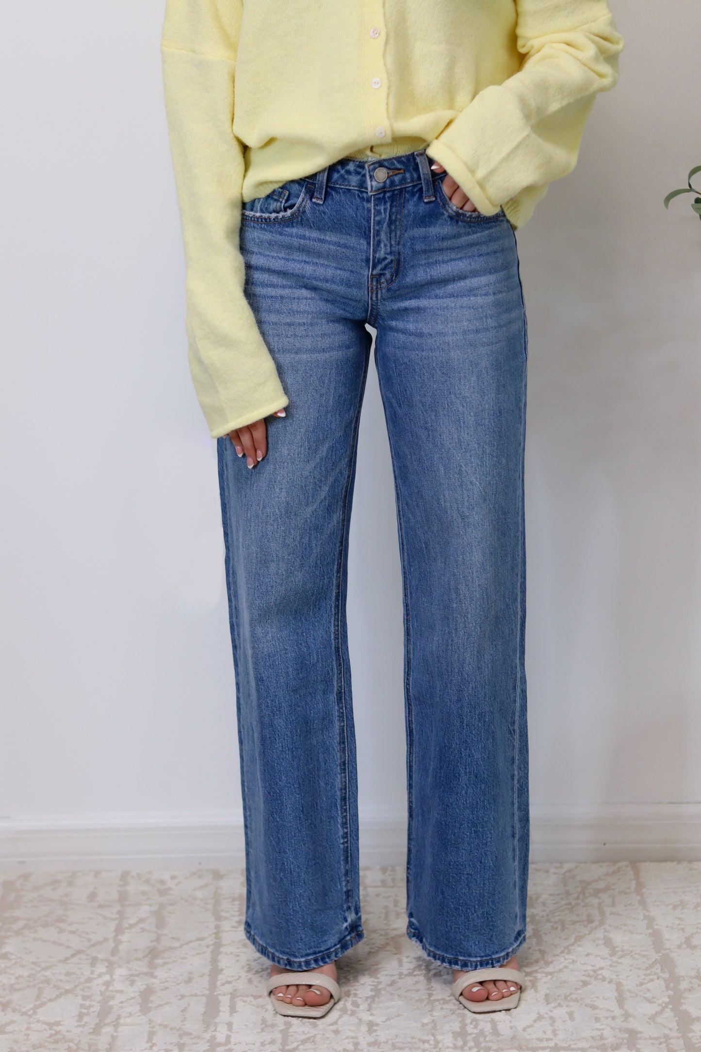 Halleigh High Rise Wide Leg Jeans