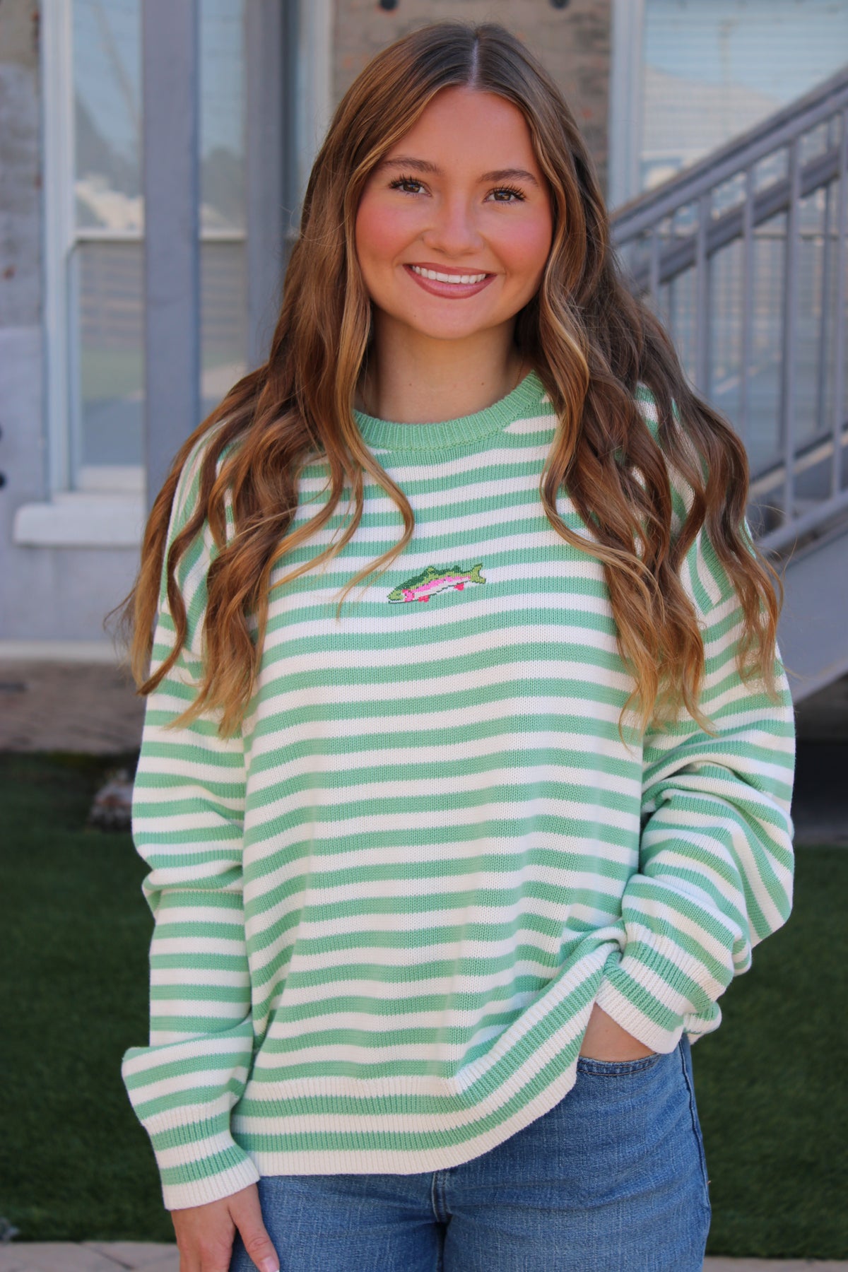Marine Layer Fish Sweater