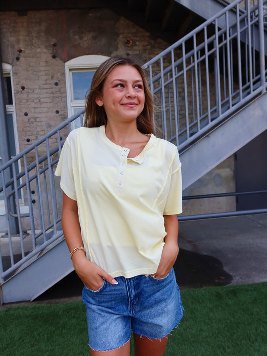Anneliese Henley Knit Top