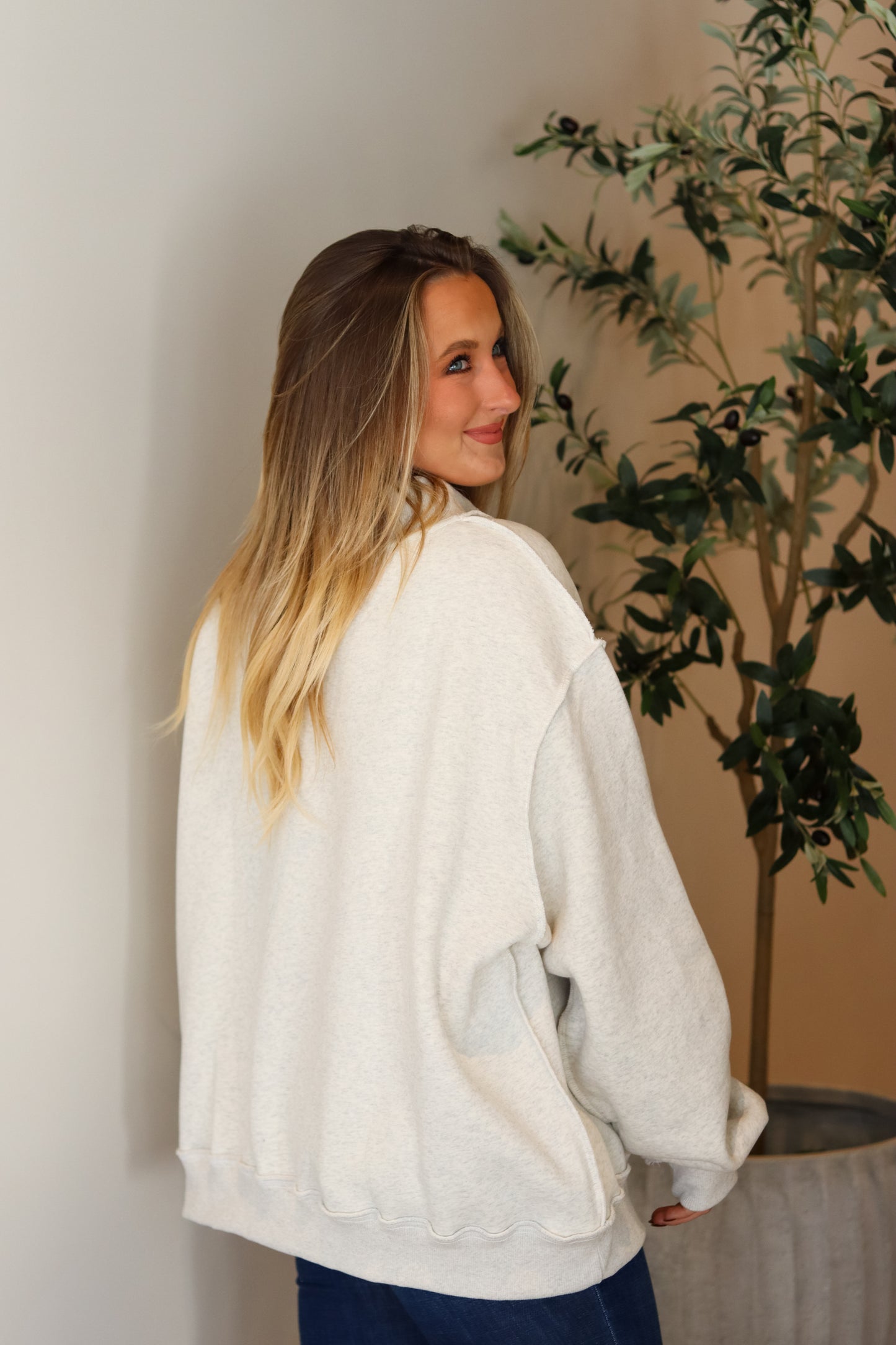 'JESUS & GOD IS GOOD' Mock Neck Sweatshirt (Reversible)