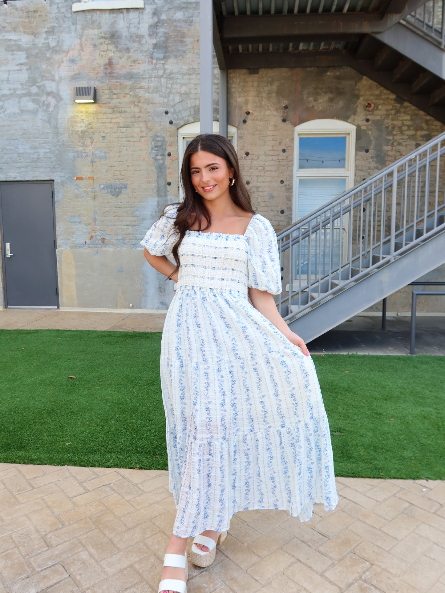 Robyn Smocked Maxi Dress