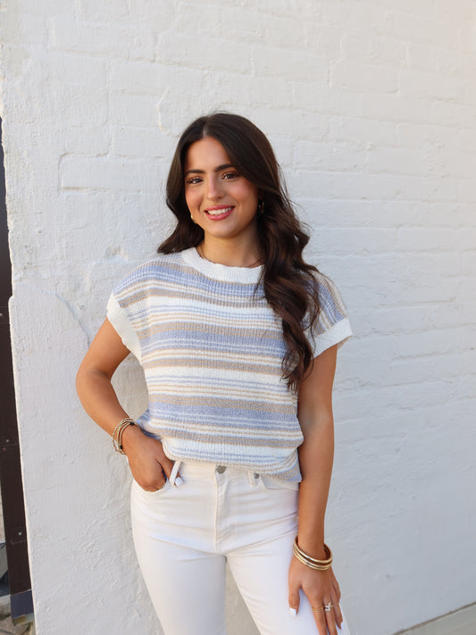 Sandy Stripe Pullover