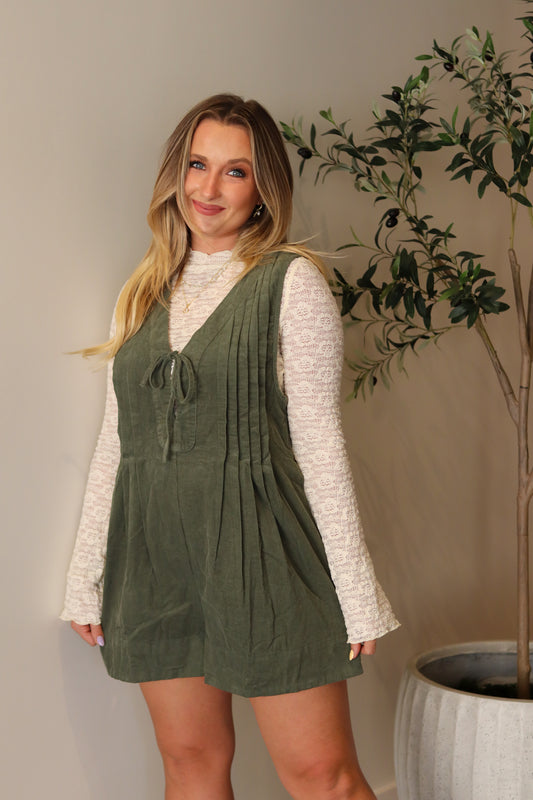 Bella Corduroy Romper