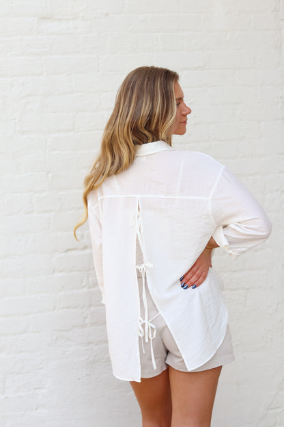 Nantucket Button Up - Off White