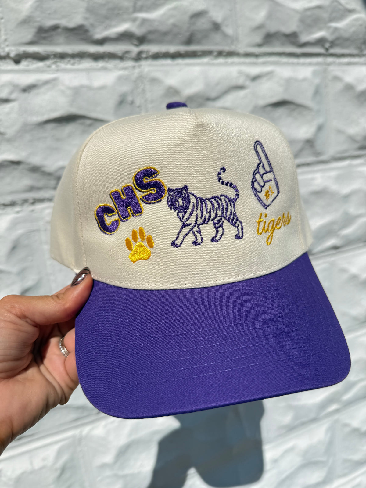 Tigers Patch Work Trucker Hat