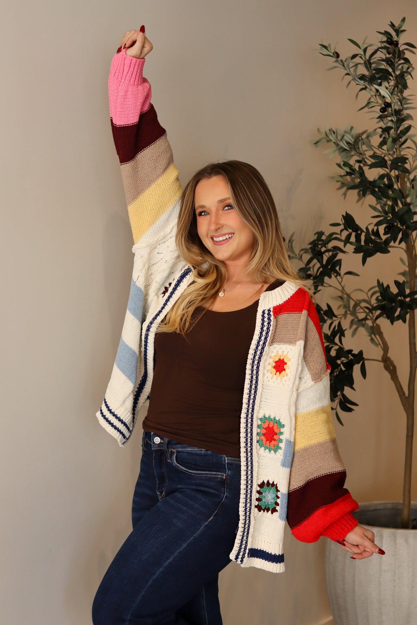 Gracie Patchwork Cardigan
