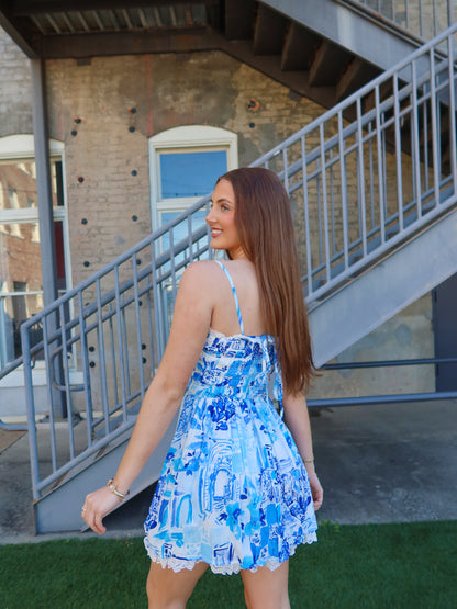 Blooming Floral Mini Dress