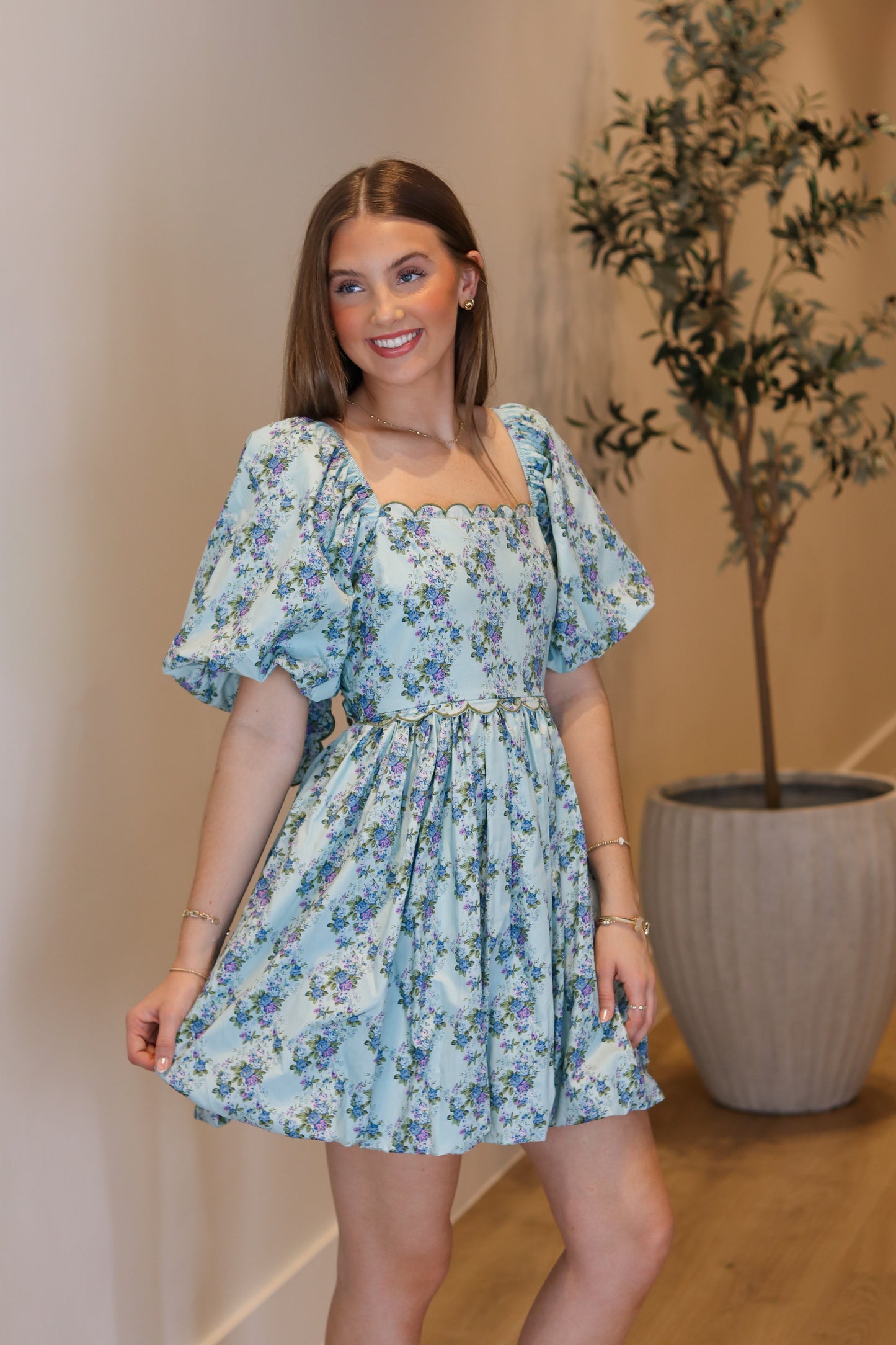 Floral Harvest Mini Dress