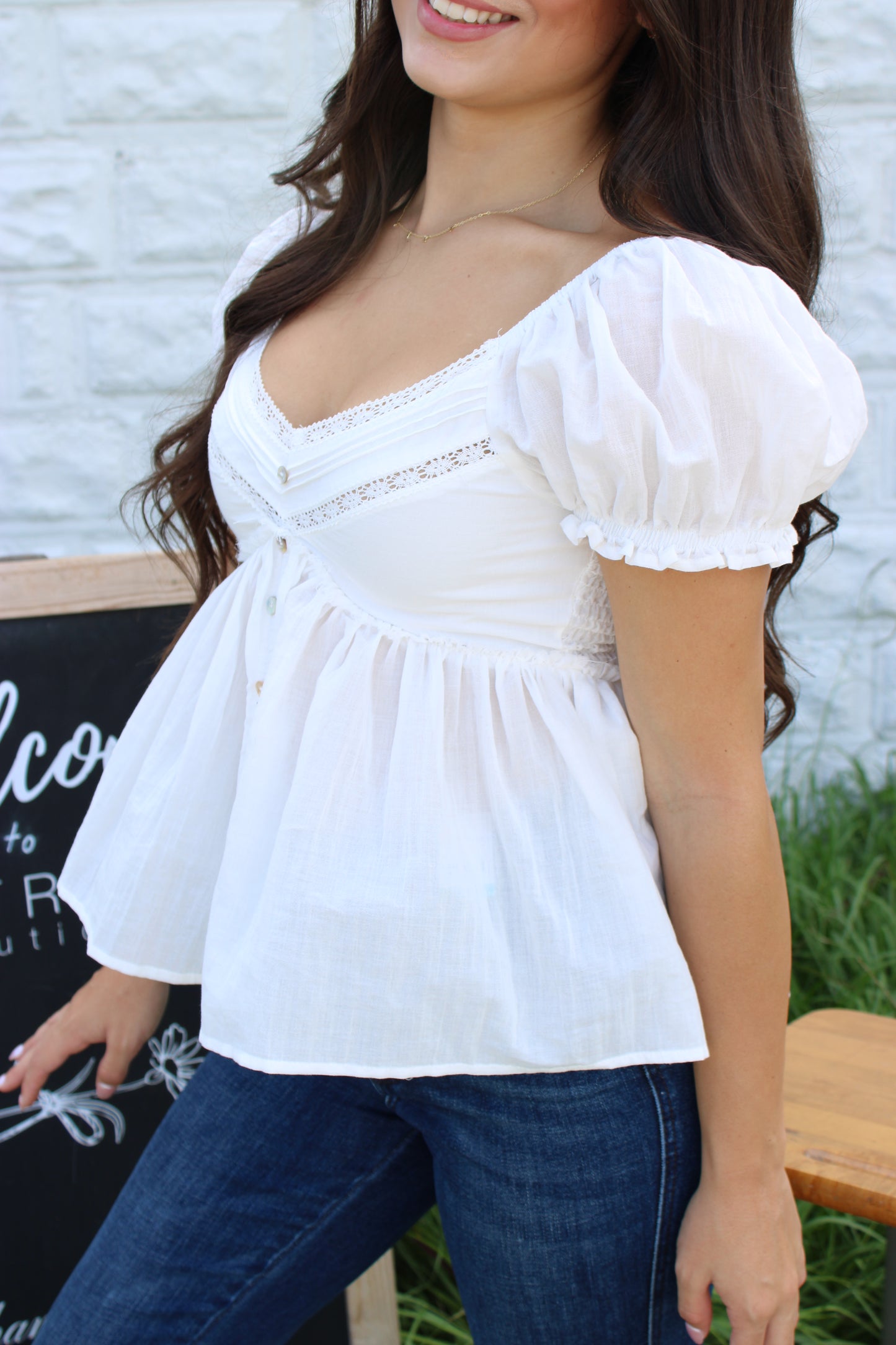 Jodi Button Down Top