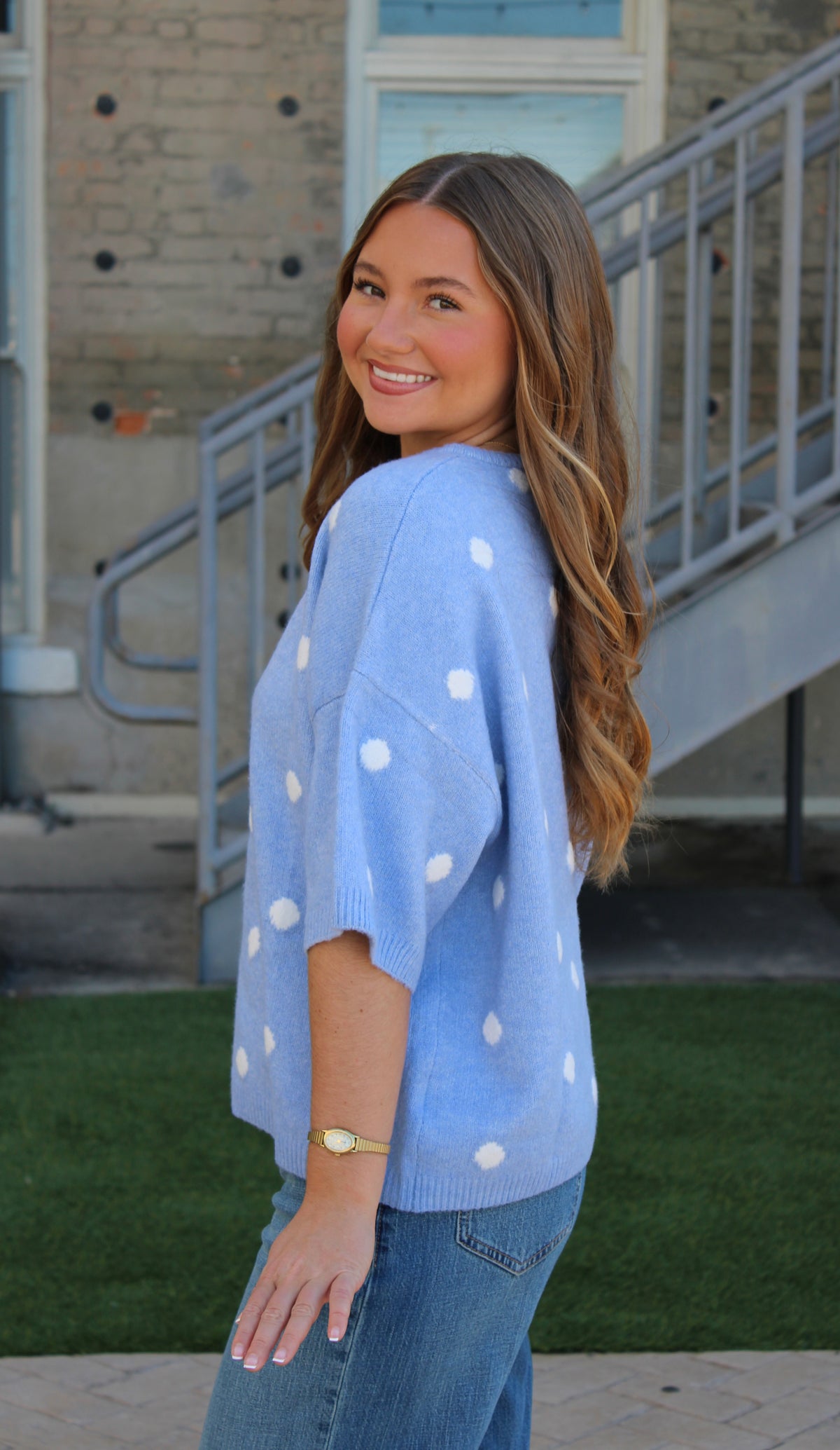 Margaret Polka Dot Cardi