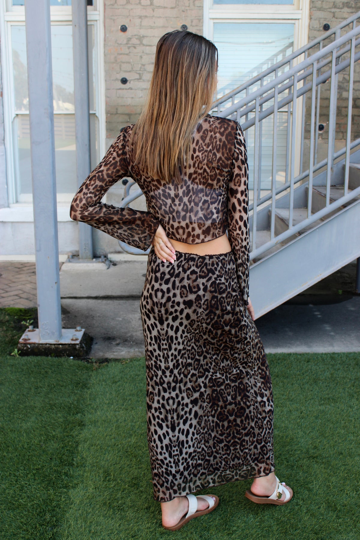Calla Leopard Knit Top