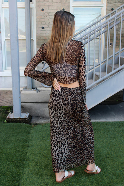 Calla Leopard Knit Top