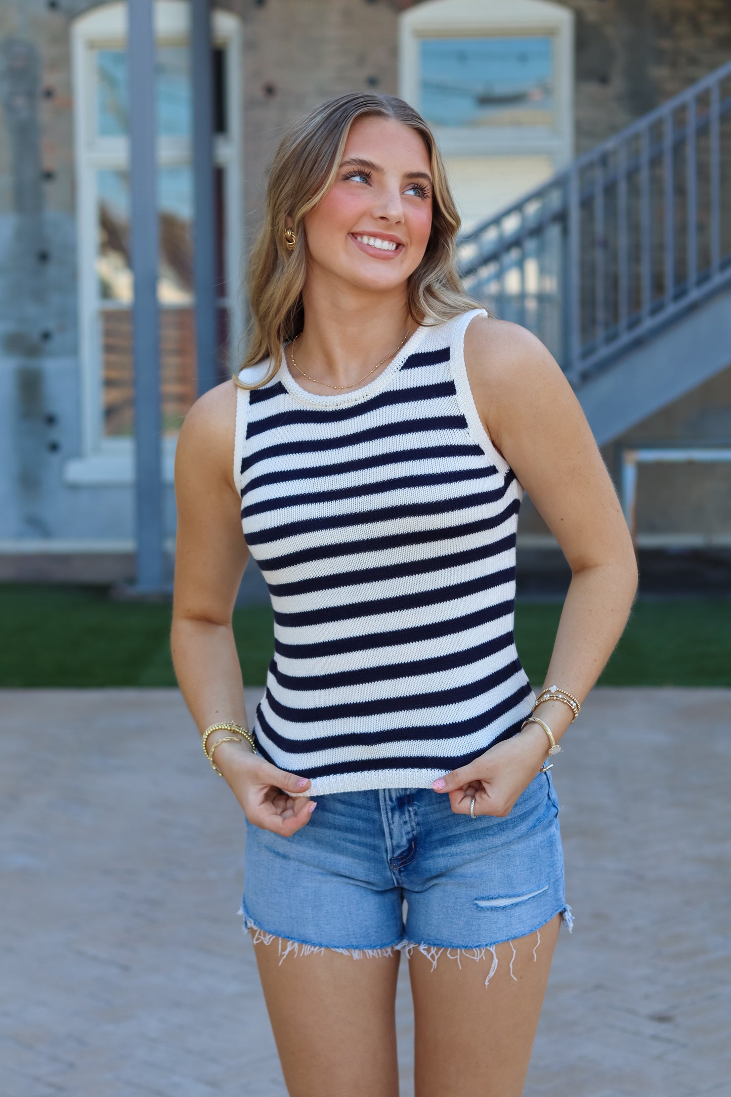 Phoebe Striped Tank
