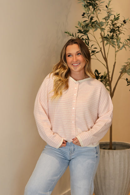Cover Me Up Cardigan - Light Pink