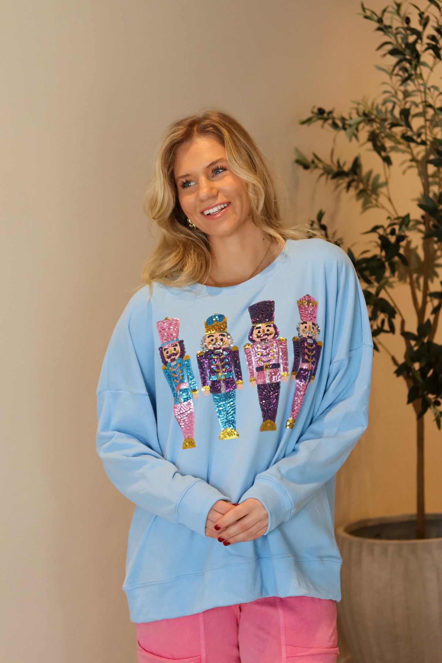 Sequin Nutcracker Sweatshirt