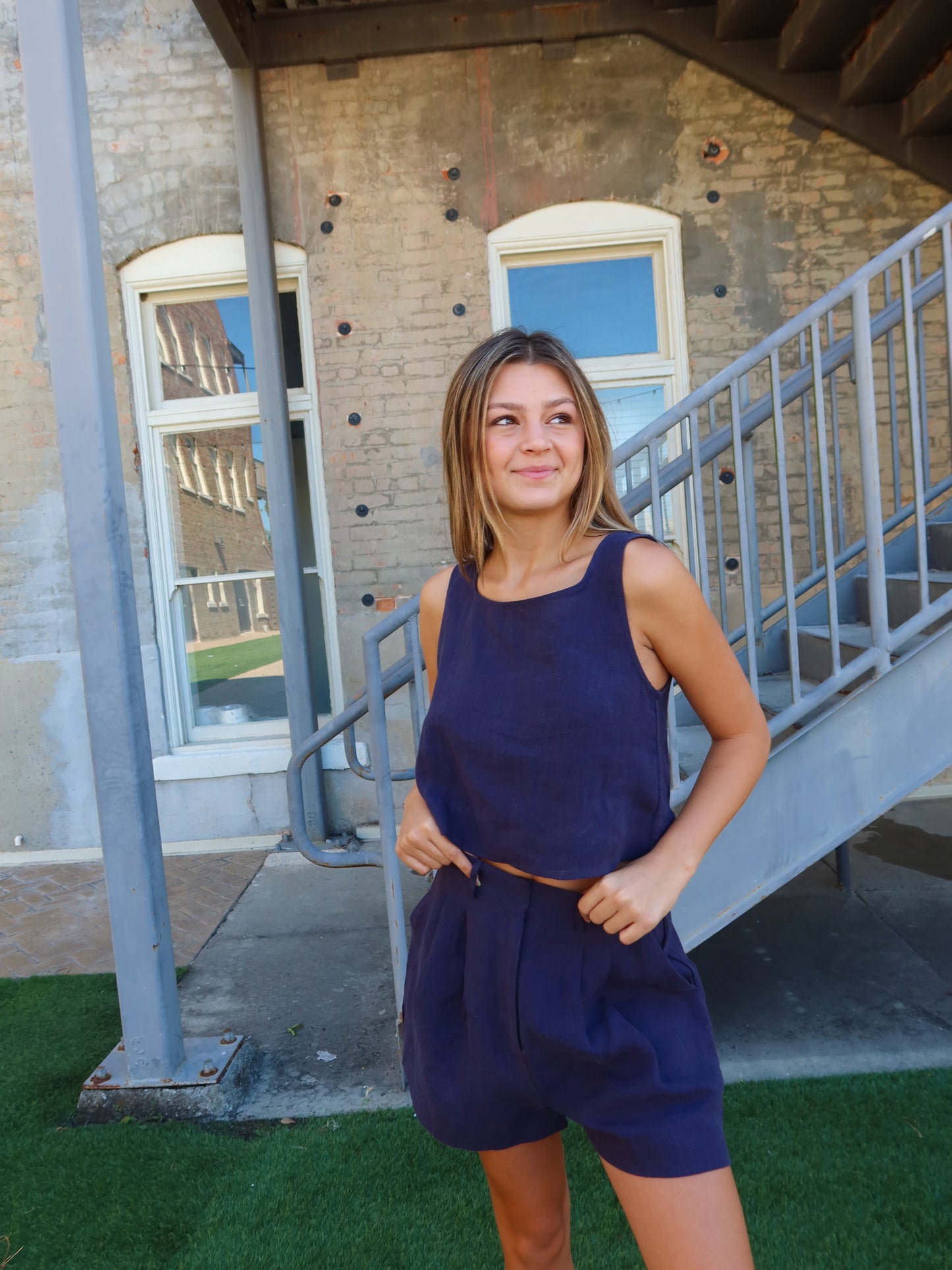 Lisette Linen Tank