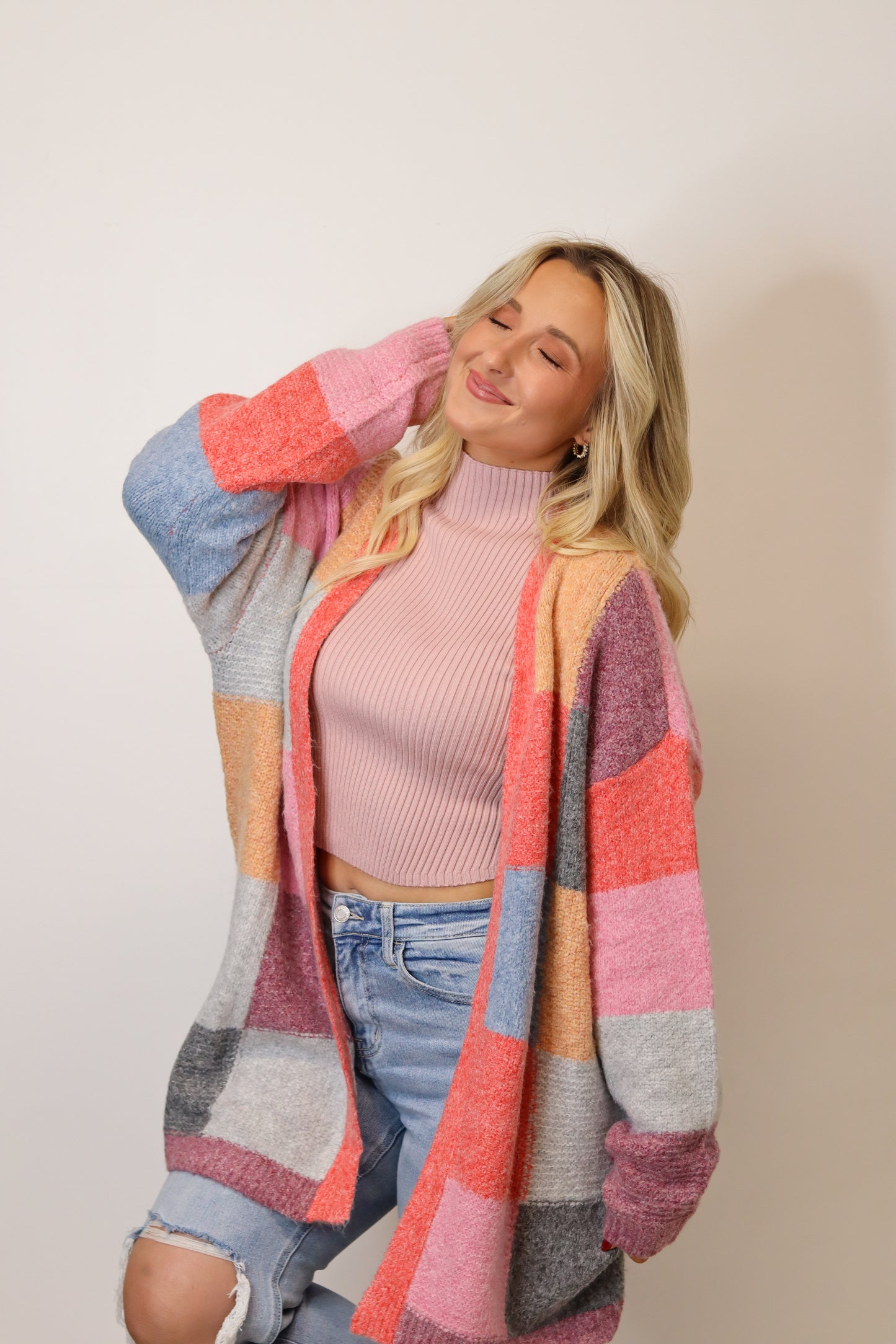 Cadence Color Block Cardigan