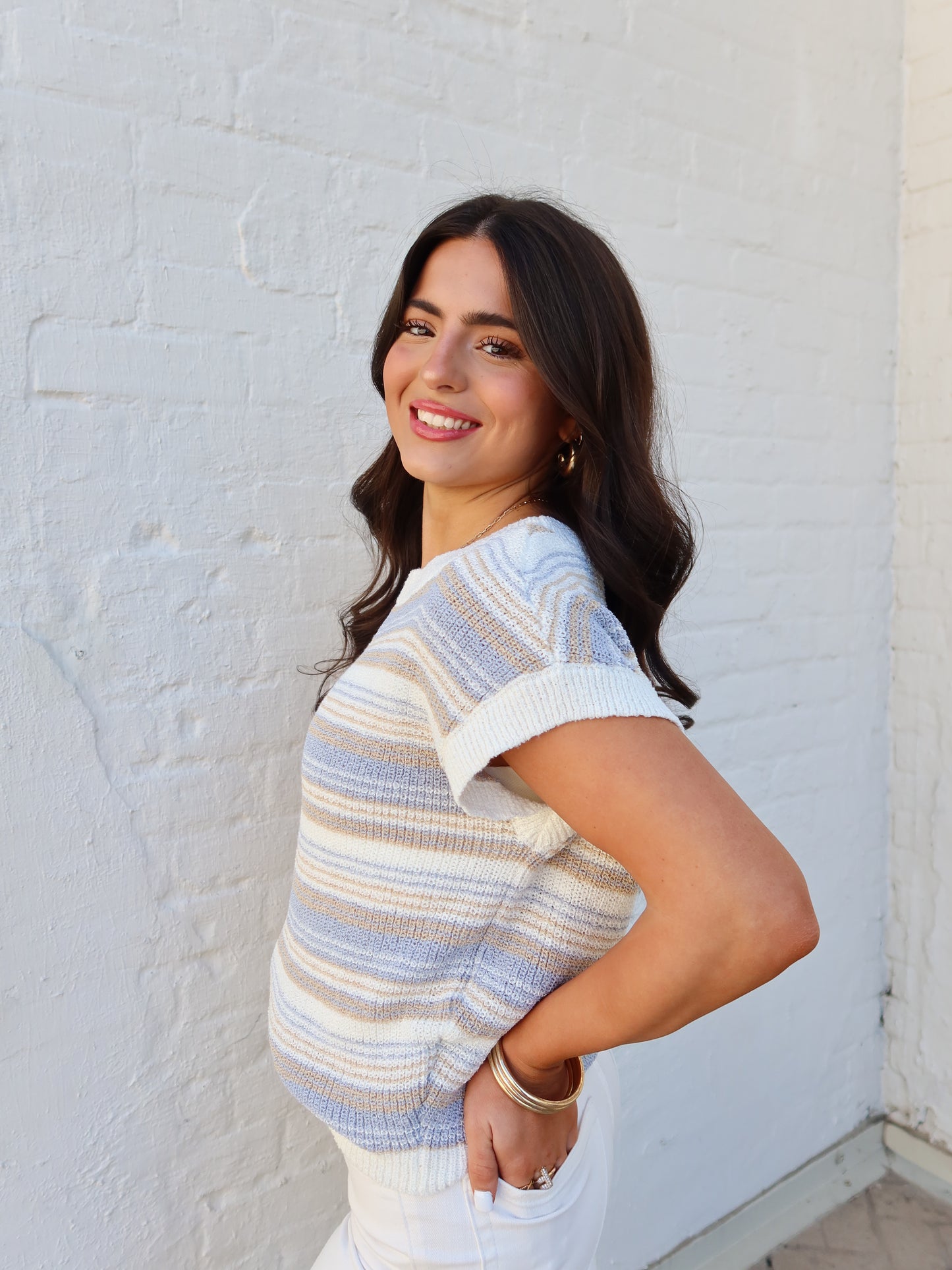 Sandy Stripe Pullover