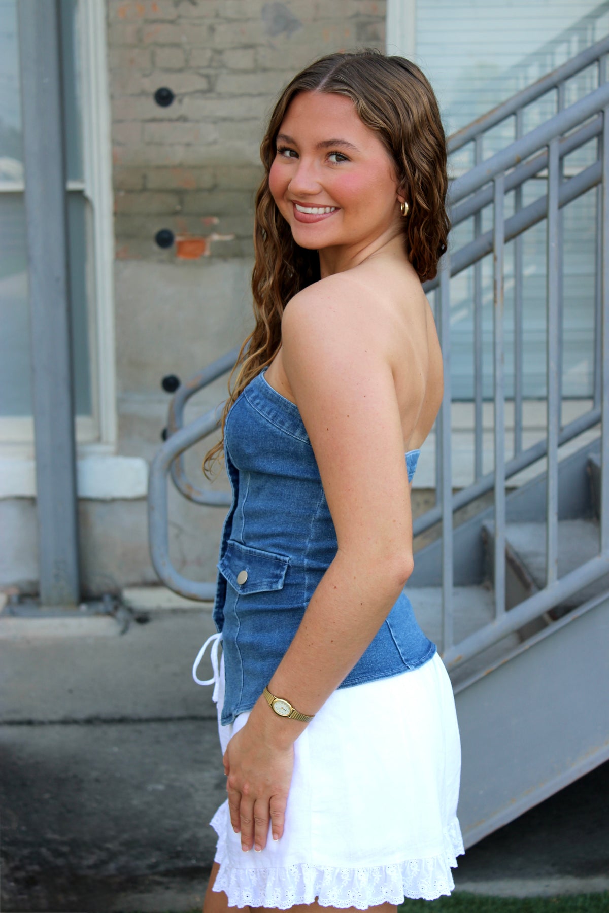 Wide West Denim Shirt