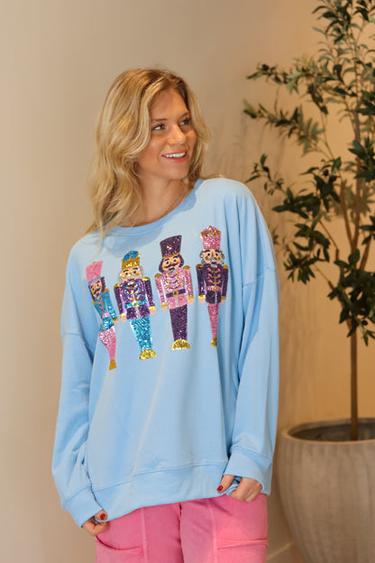 Sequin Nutcracker Sweatshirt