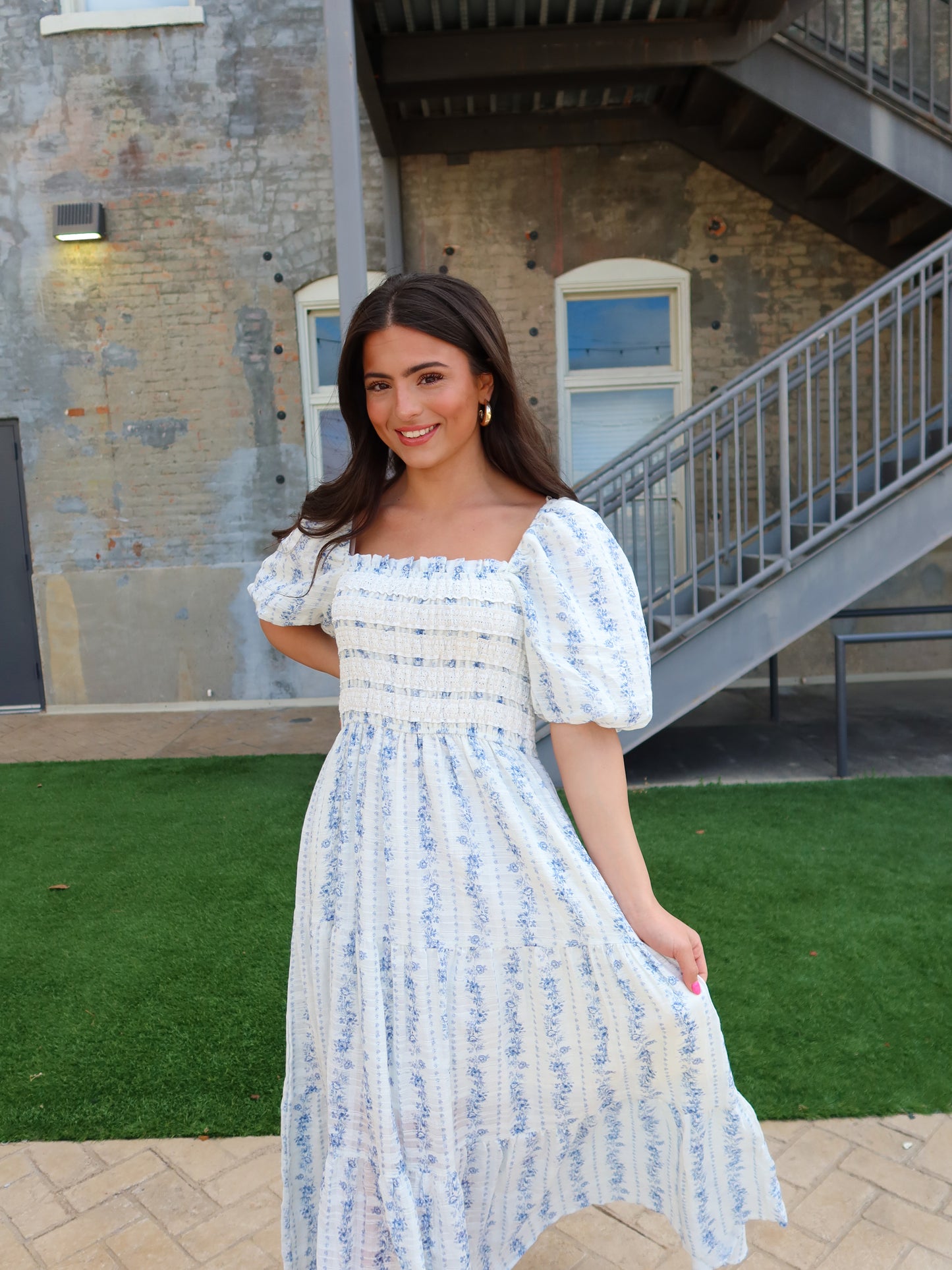 Robyn Smocked Maxi Dress