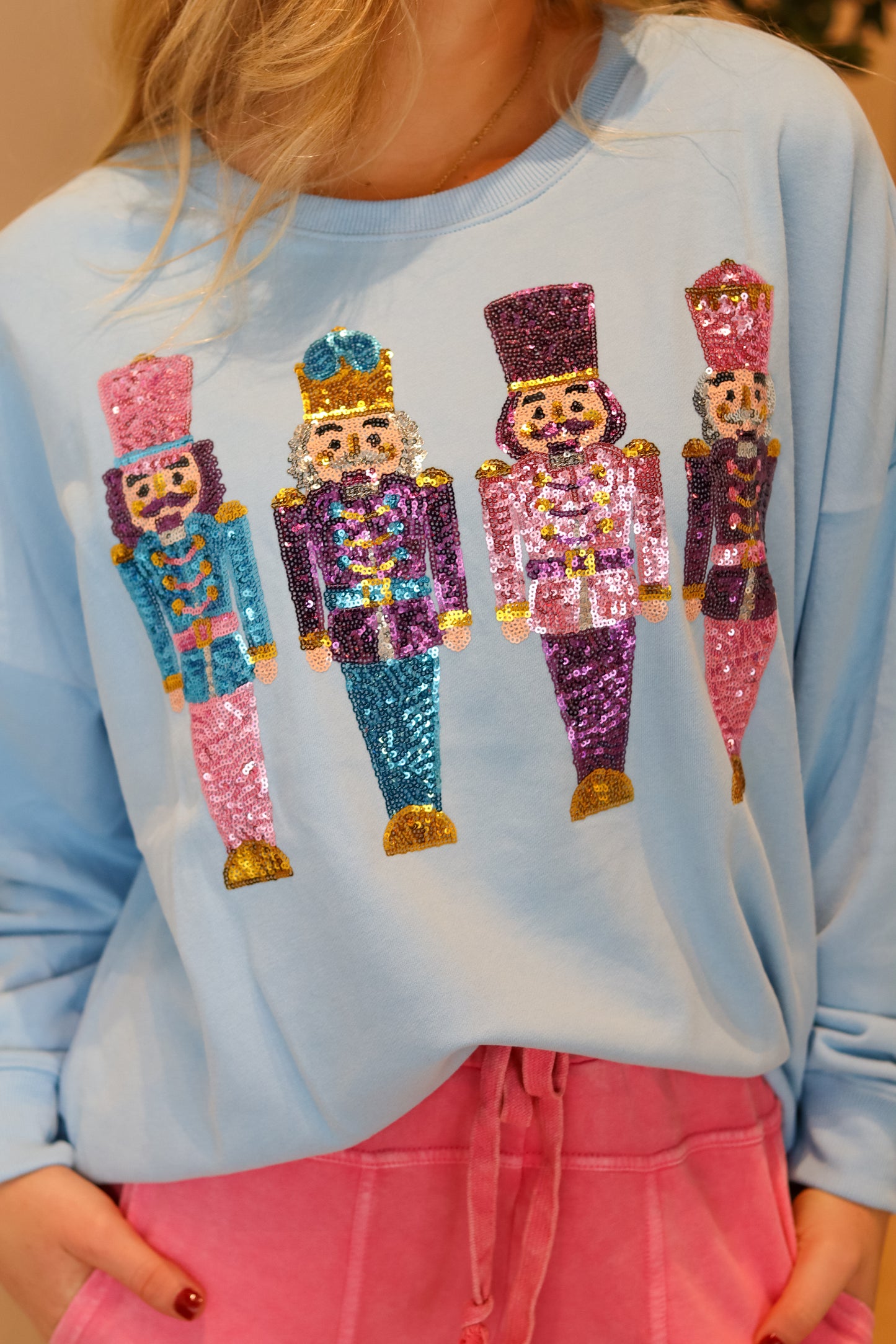 Sequin Nutcracker Sweatshirt