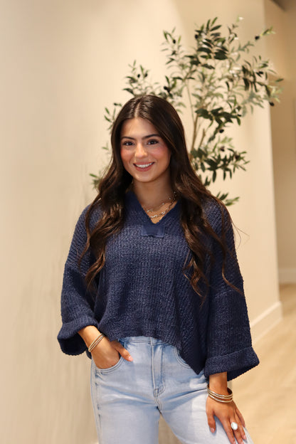 Robyn Cuff Sleeve Sweater