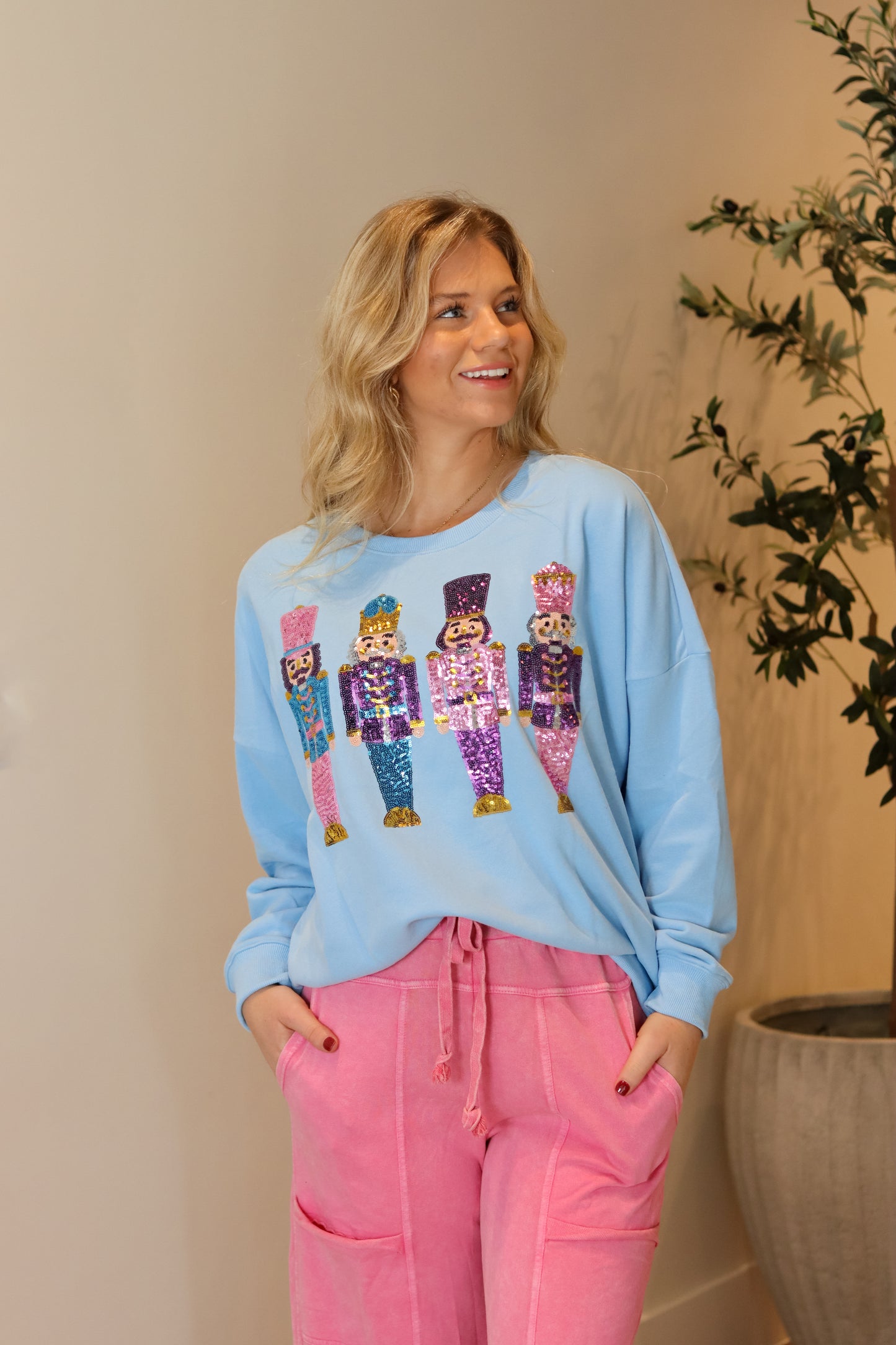 Sequin Nutcracker Sweatshirt