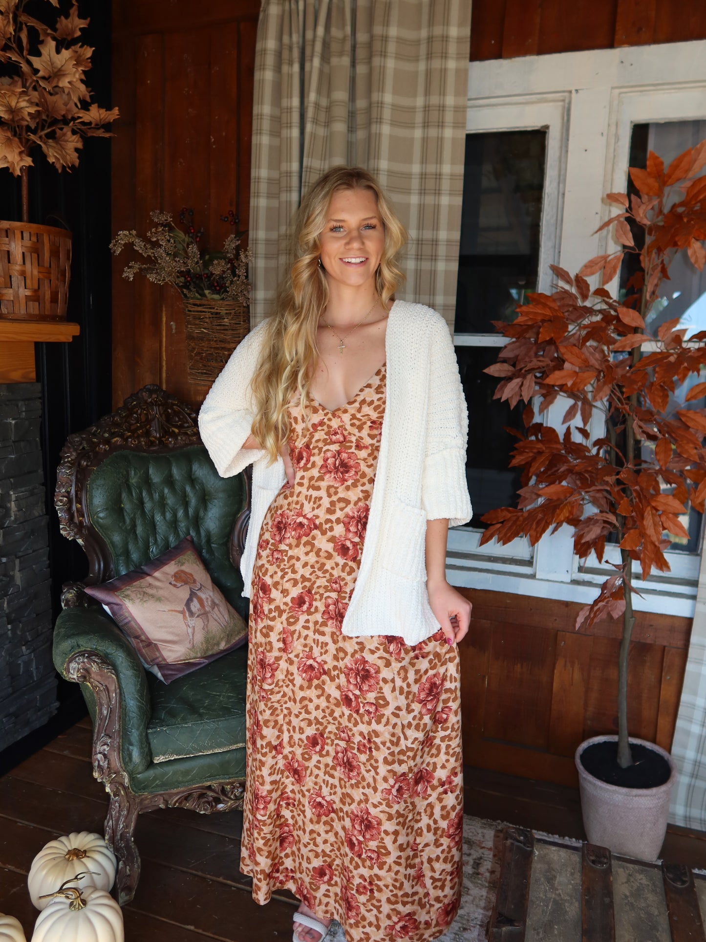 Wild Roses Maxi Dress