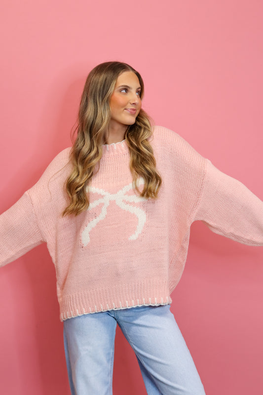 Bow Stitch Pullover