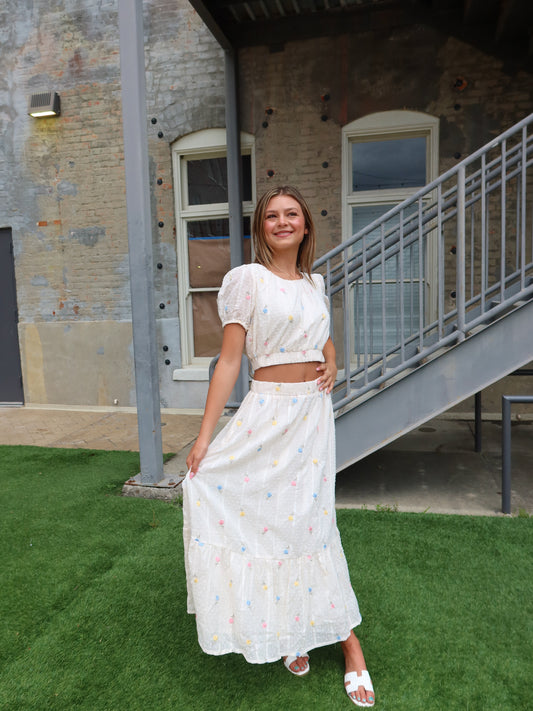 Kylan Floral Midi Skirt