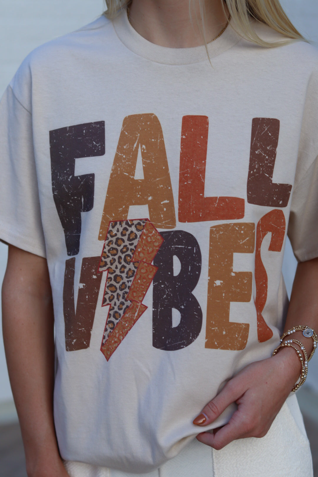 Fall Vibes Oversized Graphic Tee